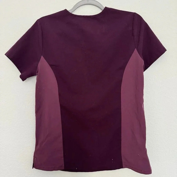 Figs Catarina One-Pocket Scrub Top Deep Purple Women's Small - Picture 4 of 5